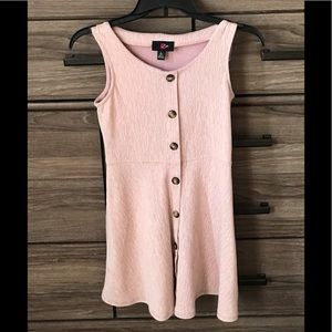 Girls Pink sleeveless dress ( never worn )